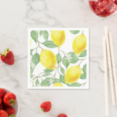 Lemon Tree Yellow and Green Country Paper Party Serviette (Beispiel)
