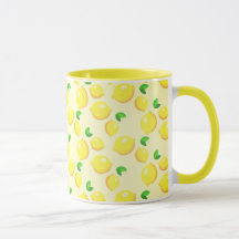 Lemon Tree Yellow Ringer Tasse