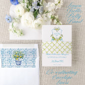 Lemon Trellis Einladungsbanderole