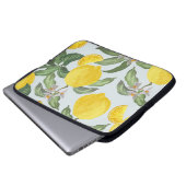 Lemon Tropical Frucht Vintages Muster Laptopschutzhülle (Vorne Knopf)