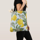 Lemon Tropical Frucht Vintages Muster Tasche (Von Nahem)