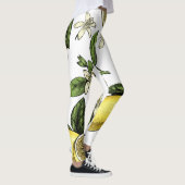 Lemon Tropical Fruit Pattern Leggings (Rechts)
