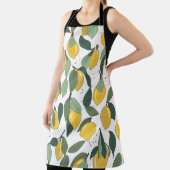 Lemon Tropical: Hell Vintag, nahtlos Schürze (InSitu)