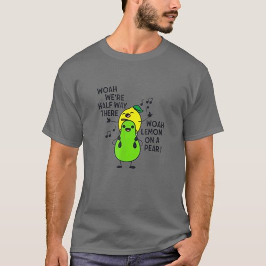 Lemon über einen Pear-Lehrer | Funny Feinschmecker T-Shirt (Vorderseite)