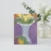 LEMON UND DAFFODILS POSTKARTE (Stehend Vorderseite)