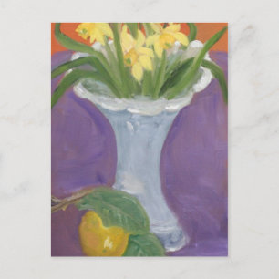 LEMON UND DAFFODILS POSTKARTE