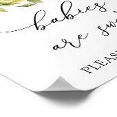 Lemon und Greenery Babies sind süße Leckerei Zeich Poster (Ecke)