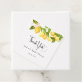 Lemon und Greenery | Brautparty Vielen Dank Geschenkanhänger (Beispiel)