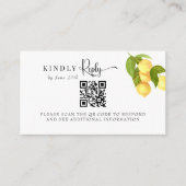 Lemon und Greenery | UAWG | Begleitkarte (Vorderseite)