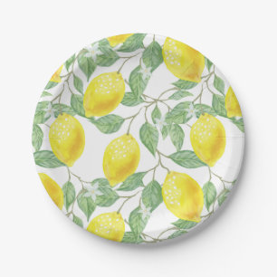 Lemon und Leaf Main Squeeze Brautparty Pappteller