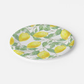 Lemon und Leaf Main Squeeze Brautparty Pappteller (Schrägansicht)