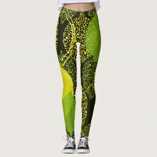 Lemon und Limon nahtlos. Leggings