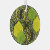 Lemon und Limon nahtlos. Ornament Aus Glas (Vorderseite Rechts)