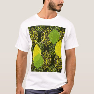 Lemon und Limon nahtlos. T-Shirt