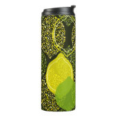 Lemon und Limon nahtlos. Thermosbecher (Nach links gedreht)