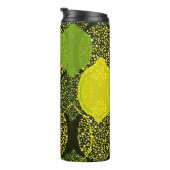 Lemon und Limon nahtlos. Thermosbecher (Nach rechts gedreht)