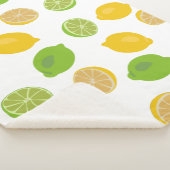 Lemon und Limone Muster Kids Sherpadecke (3/4)