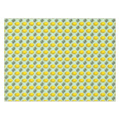 Lemon und Olive Rustikale Moderne Vintage Muster Tischdecke (Vorderseite (Horizontal))