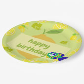 Lemon Vibes  Pappteller (Schrägansicht)