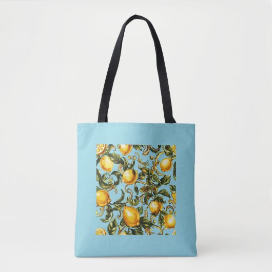 Lemon & Vine Scroll Tasche (Vorderseite)