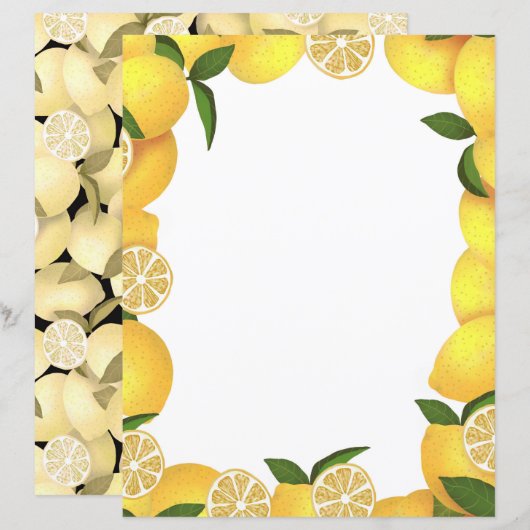 Lemon Vollstationenpapier (Vorne/Hinten)