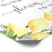 Lemon von meiner Dusche zu deinem Lieblingszeichen Poster (Ecke)