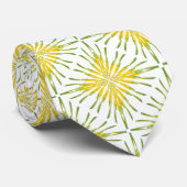 Lemon Wasserfarben-Malmuster Krawatte (Gerollt)