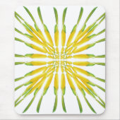 Lemon Wasserfarben-Malmuster Mousepad (Vorne)