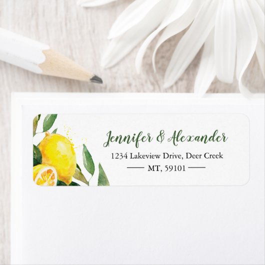 Lemon Watercolor (Insitu)