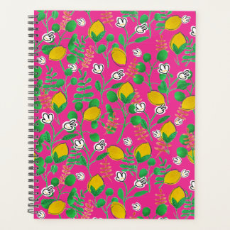 lemon watercolor planer