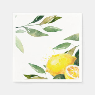 Lemon Wedding Napkin Serviette