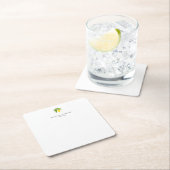 Lemon Wedding Rechteckiger Pappuntersetzer (Vor Ort)