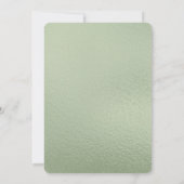 Lemon Wedding Watercolor Dankeskarte (Rückseite)