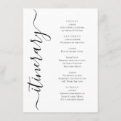 Lemon Wedding Willkommensbrief, Hochzeitsreise Begleitkarte (Rückseite)