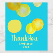 Lemon Weinetikett (Einzelnes Label)