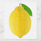 Lemon Weinetikett (Einzelnes Label)