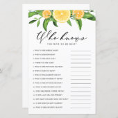 Lemon Wer Mama kennt das beste Duschspiel (Vorne/Hinten)