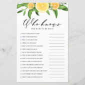 Lemon Wer Mama kennt das beste Duschspiel (Vorderseite)