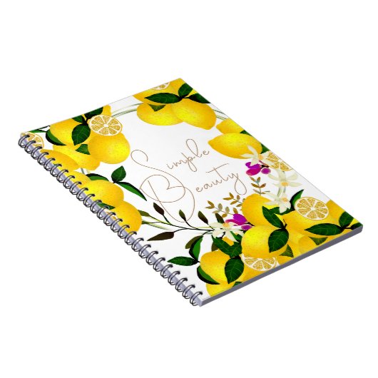 Lemon White Notizblock (Rechte Seite)