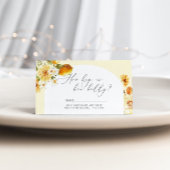 Lemon, wie groß die Bauchschutzkarte von Mama ist Begleitkarte