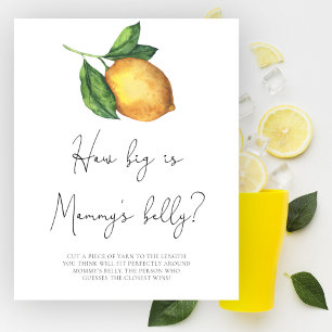 Lemon Wie groß ist das Bauchspiel der Mama Poster