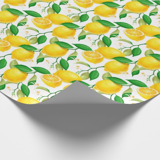 Lemon Wrapping Geschenkpapier (Ecke)