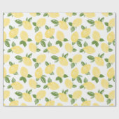 Lemon Wrapping Paper Geschenkpapier (Flach)