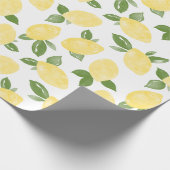 Lemon Wrapping Paper Geschenkpapier (Ecke)