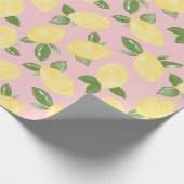 Lemon Wrapping Paper Geschenkpapier (Ecke)