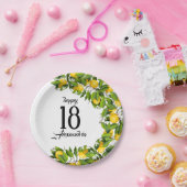 Lemon Wreath Fruit | Geburtstag Pappteller (Party)