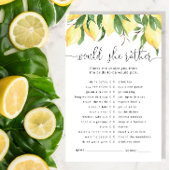 Lemon würde eher Brautparty spielen