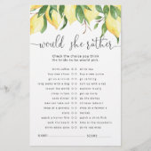 Lemon würde eher Brautparty spielen (Vorderseite)