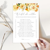 Lemon Würde sie lieber Brautparty-Spiel