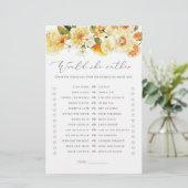 Lemon Würde sie lieber Brautparty-Spiel (Stehend Vorderseite)